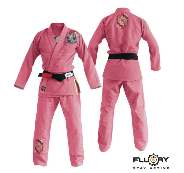柔術着、FLUORY/女性用 BJJF20、ピンクの写真